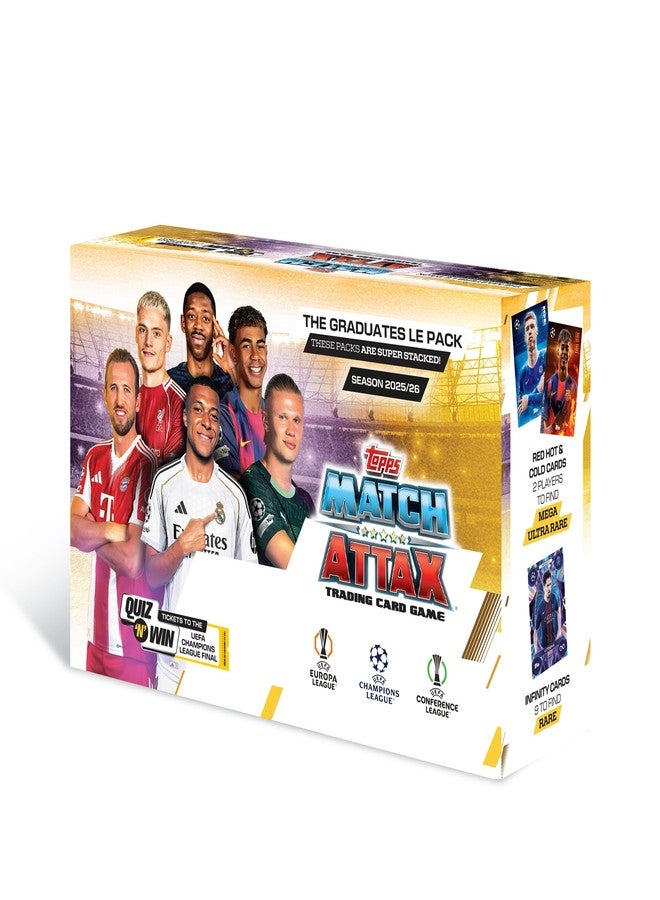 توبس لعبة بطاقات التداول والتجميع Topps UEFA Champions League Match Attax 2025-26 (حزمة الخريجين المحدودة) - Image 1